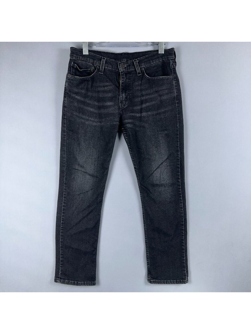 Levis 511 Jeans Mens Size 32x29 Slim Fit Skinny Mid Rise Black Dark Wash